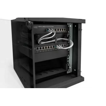 DIGITUS 10 inch 6U sieninis montavimo spintelė - SOHO PRO 325 x 315 x 300mm juoda