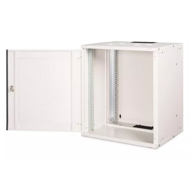 DIGITUS 19 colių 12U sieninis spintos korpusas SOHO Pro perforuotomis durelėmis 595 x 540 x 400 mm nesurinktas