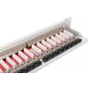 DIGITUS Patch Panel, CAT6A ekranuotas, 1U, 24 prievadų, 8P8C, juodas RAL 9005, 483