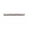 DIGITUS Patch Panel, CAT6A ekranuotas, 1U, 24 prievadų, 8P8C, juodas RAL 9005, 483
