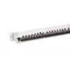 DIGITUS Patch Panel, CAT6A ekranuotas, 1U, 24 prievadų, 8P8C, juodas RAL 9005, 483