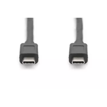 DIGITUS USB Type-C jungiamasis laidas, C–C M/M, 1 m, Gen2 juodas (AK-300139-010-S)