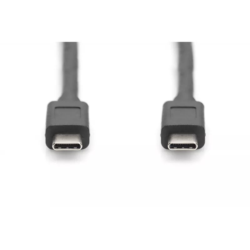 DIGITUS USB Type-C jungiamasis laidas, C–C M/M, 1 m, Gen2 juodas (AK-300139-010-S)