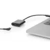 DIGITUS USB Type-C adapteris į 3,5 mm + USB Type-C, 20 cm, juodas