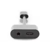 DIGITUS USB Type-C adapteris į 3,5 mm + USB Type-C, 20 cm, juodas