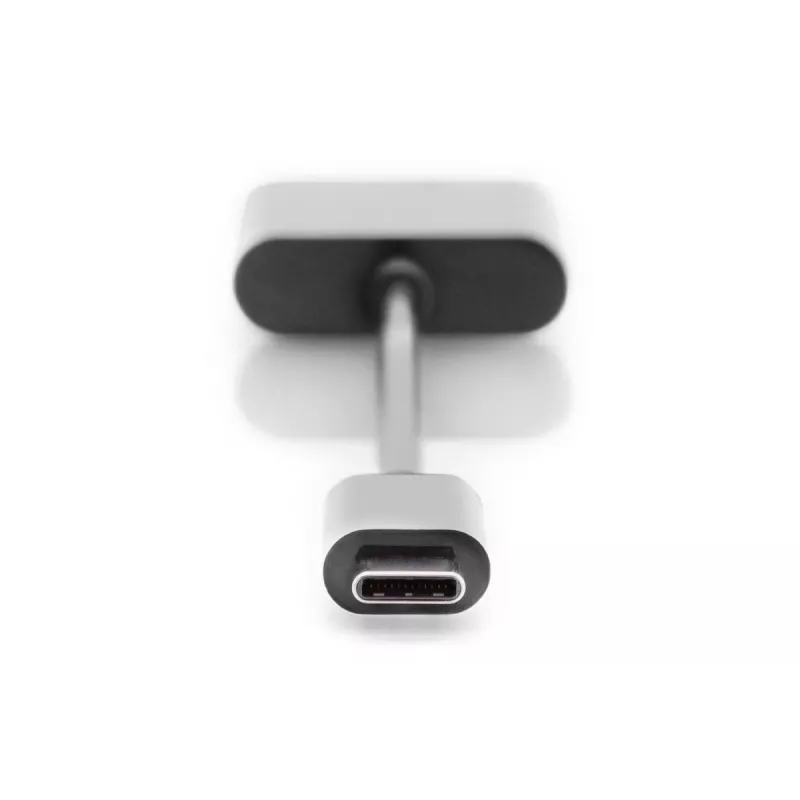 DIGITUS USB Type-C adapteris į 3,5 mm + USB Type-C, 20 cm, juodas