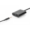 DIGITUS USB Type-C adapteris į 3,5 mm + USB Type-C, 20 cm, juodas