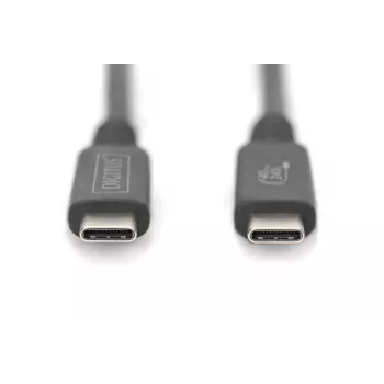 DIGITUS USB 4.0 jungiamasis laidas Type-C į Type-C, maks. raiška 8K 30Hz PD3.0 40Gbit/s 1m