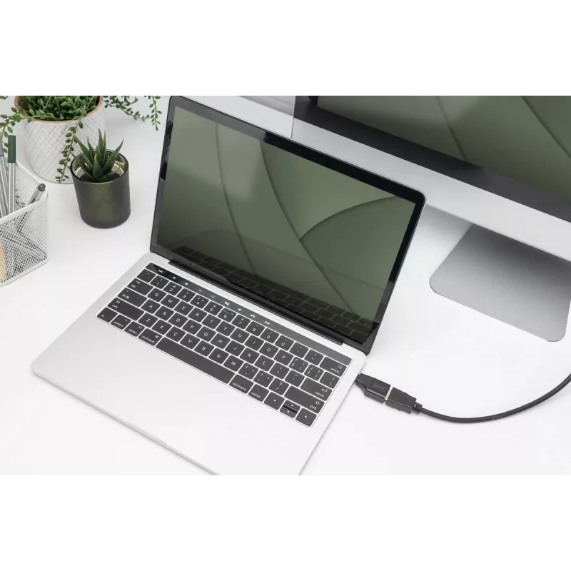 Digitus 4K USB adapteris USB-C į HDMI-A juodas aliuminis