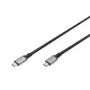 DIGITUS USB 4 jungiamasis laidas, TypeC į TypeC, AL korpusas, PP pynė, 4K 60Hz, PD3.0, 20 Gbit/s, 3 m, juoda