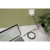 DIGITUS USB 4 jungiamasis laidas, TypeC į TypeC, AL korpusas, PP pynė, 4K 60Hz, PD3.0, 20 Gbit/s, 3 m, juoda