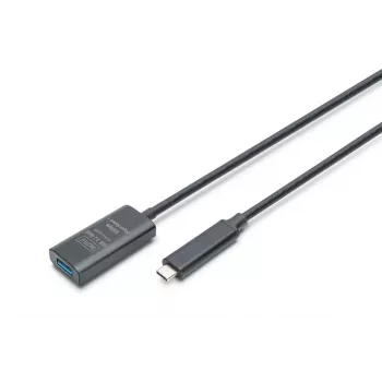 DIGITUS aktyvus USB-C ilginimo kabelis - 10G USB 3.2 Gen2 USB-C - USB-A (M/F) - 5m