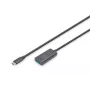 DIGITUS aktyvus USB-C prailginimo laidas - 5G USB 3.2 Gen1 USB-C - USB-A (M/F) - 5m