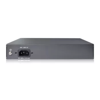 DIGITUS Fast Ethernet PoE af/at 8 prievadų jungiklis + 2 uplinkai, 120W PoE galios biudžetas, montuojamas į stelažą