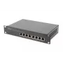 DIGITUS 8 prievadų Gigabit Ethernet tinklo jungiklis 10 colių 8x10/100/1000Mbps RJ45