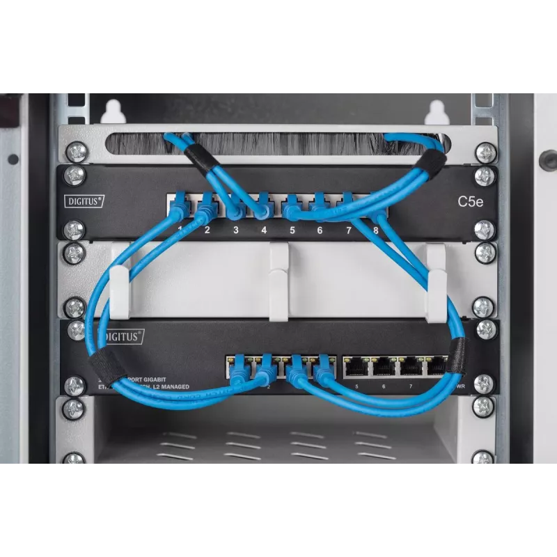 DIGITUS L2 valdomas Gigabit Ethernet komutatorius 8 prievadų, 10 colių