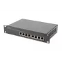 DIGITUS L2 valdomas Gigabit Ethernet PoE jungiklis 8 prievadų PoE, 10 colių, 80 W PoE biudžetas