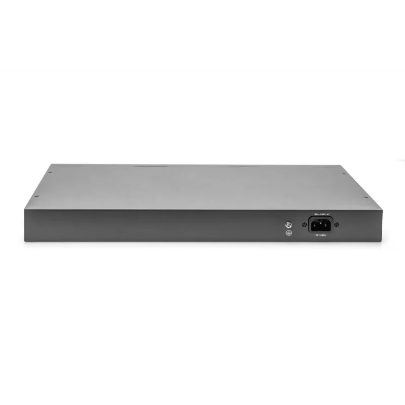 DIGITUS L2 valdomas Gigabit Ethernet jungiklis 24 prievadai + 2 kombinuoti ir 2 SFP kylantys prievadai