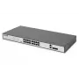 DIGITUS Fast Ethernet PoE jungiklis 16 prievadų PoE + 2 Combo, 250 W PoE biudžetas