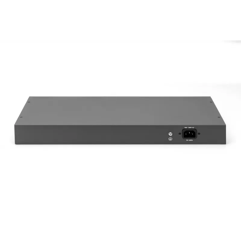 DIGITUS Fast Ethernet PoE jungiklis 16 prievadų PoE + 2 Combo, 250 W PoE biudžetas