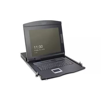 DIGITUS modulinė konsolė 17 TFT ir jutiklinė dalis be klaviatūros ir KVM modulio