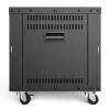 DIGITUS 8U AVS stovas 420x507x460mm srieginės skylės ratukai juodas