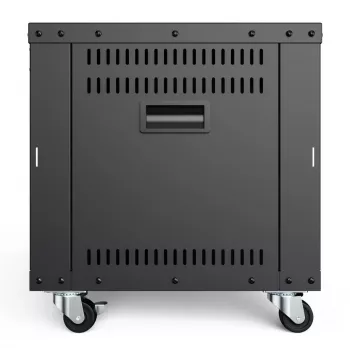 DIGITUS 8U AVS stovas 420x507x460mm srieginės skylės ratukai juodas