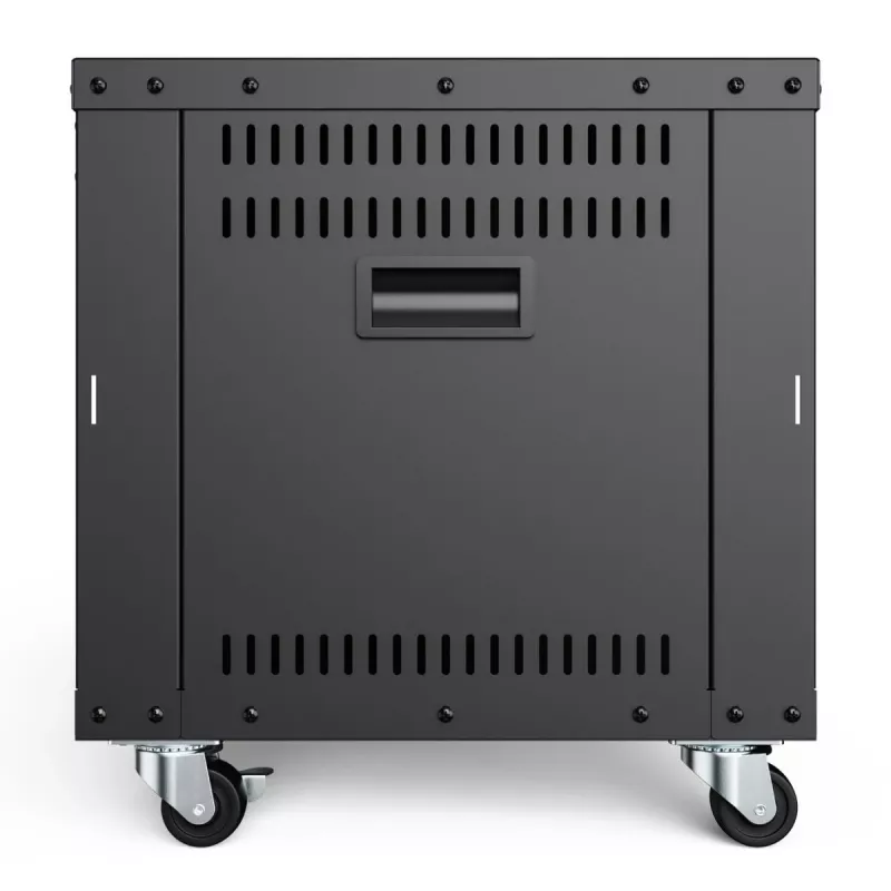 DIGITUS 8U AVS stovas 420x507x460mm srieginės skylės ratukai juodas