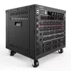 DIGITUS 8U AVS stovas 420x507x460mm srieginės skylės ratukai juodas