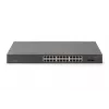 DIGITUS Nevaldomas PoE jungiklis - 24 prievadai Gigabit + 2 prievadai Gigabit SFP