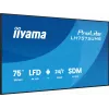 iiyama LH7575UHS-B2AG skaitmeninės reklamos ekranas 190,5 cm (75 col.) LCD Wi-Fi 500 cd/m² 4K Ultra HD juodas su integruotu procesoriumi Android 11 24/7