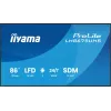 Skaitmeninės reklamos ekranas iiyama 86 colių 4K UHD LCD Android 24/7