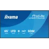 „iiyama“ LH6575UHS-B2AG skaitmeninės reklamos ekranas 163,8 cm (64,5 colio) LCD Wi-Fi 500 cd/m² 4K Ultra HD juodas su integruotu procesoriumi Android 11 24/7