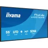 iiyama LH5575UHS-B2AG Skaitmeninis ženklų ekranas 138,7 cm (54,6 colio) LCD Wi-Fi 500 cd/m² 4K Ultra HD Juodas Įmontuotas procesorius Android 11 24/7
