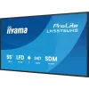 iiyama LH5575UHS-B2AG Skaitmeninis ženklų ekranas 138,7 cm (54,6 colio) LCD Wi-Fi 500 cd/m² 4K Ultra HD Juodas Įmontuotas procesorius Android 11 24/7