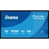 iiyama T5529AS-B1AG skaitmeninė iškaba su kiosko dizainu, 138,7 cm (54,6 colio) LED, Wi-Fi, 450 cd/m², 4K Ultra HD, juoda, jutiklinis ekranas, įmontuotas procesorius, Android, 24/7