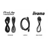 iiyama T5529AS-B1AG skaitmeninė iškaba su kiosko dizainu, 138,7 cm (54,6 colio) LED, Wi-Fi, 450 cd/m², 4K Ultra HD, juoda, jutiklinis ekranas, įmontuotas procesorius, Android, 24/7