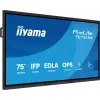 Skaitmeninis ekranas iiyama TE7515A-B1AG 74,5 colio liečiamasis 4K Ultra HD