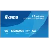 iiyama ProLite LH6581UHSG-1AG skaitmeninės reklamos ekranas 163,8 cm (64,5 colio), 4K Ultra HD, baltas, su Android