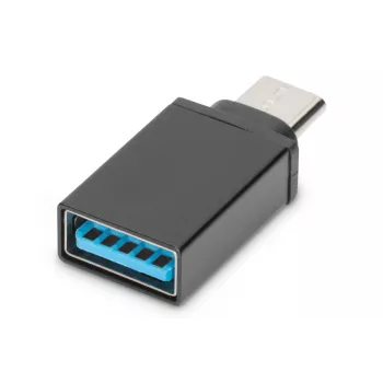 DIGITUS USB Type-C adapteris, Type-C į A Super-Speed, juodas