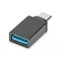 DIGITUS USB Type-C adapteris, Type-C į A Super-Speed, juodas