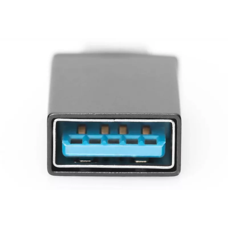 DIGITUS USB Type-C adapteris, Type-C į A Super-Speed, juodas