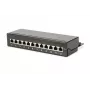 Dėklas Patch Panel Digitus Desktop CAT 6A Class EA Ekranuotas Juodas