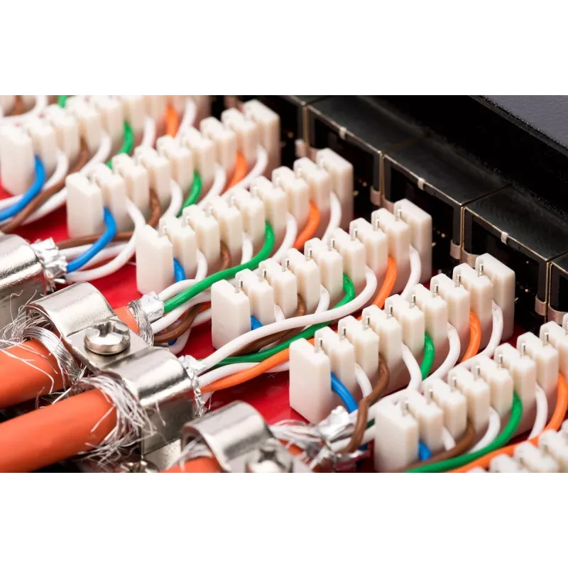 Dėklas Patch Panel Digitus Desktop CAT 6A Class EA Ekranuotas Juodas
