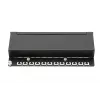 Dėklas Patch Panel Digitus Desktop CAT 6A Class EA Ekranuotas Juodas