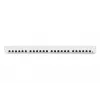 DIGITUS Patch panel CAT6A EA ekranuotas, 24 prievadai RJ45 su apsauginiais gaubtukais, 8P8C, 0,5U, pilkas RAL 7035