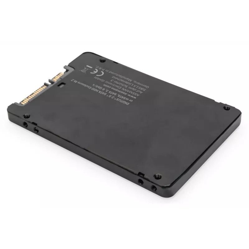 DIGITUS HDD korpusas 2,5 colio SATA – M.2 arba mSATA SATA 3 6 Gbit/s, rašymo greitis iki 520 MB/s