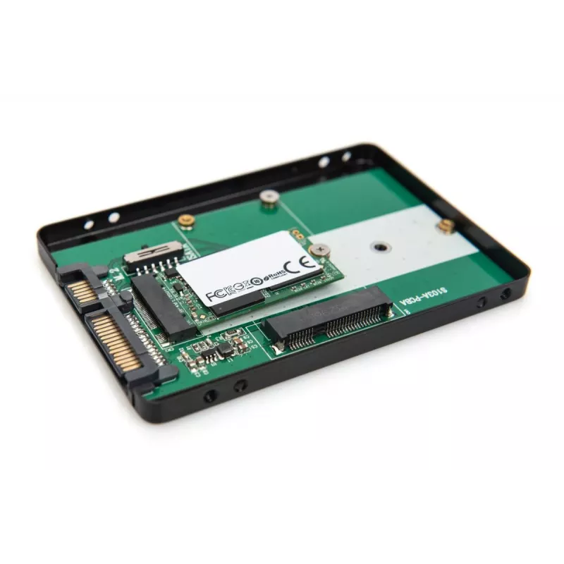 DIGITUS HDD korpusas 2,5 colio SATA – M.2 arba mSATA SATA 3 6 Gbit/s, rašymo greitis iki 520 MB/s