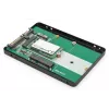 DIGITUS HDD korpusas 2,5 colio SATA – M.2 arba mSATA SATA 3 6 Gbit/s, rašymo greitis iki 520 MB/s