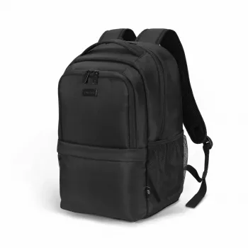 DICOTA Eco Core kuprinė nešiojamam kompiuteriui 13-14,1 col. - Juoda / 300d 100% perdirbtas PET poliesteris